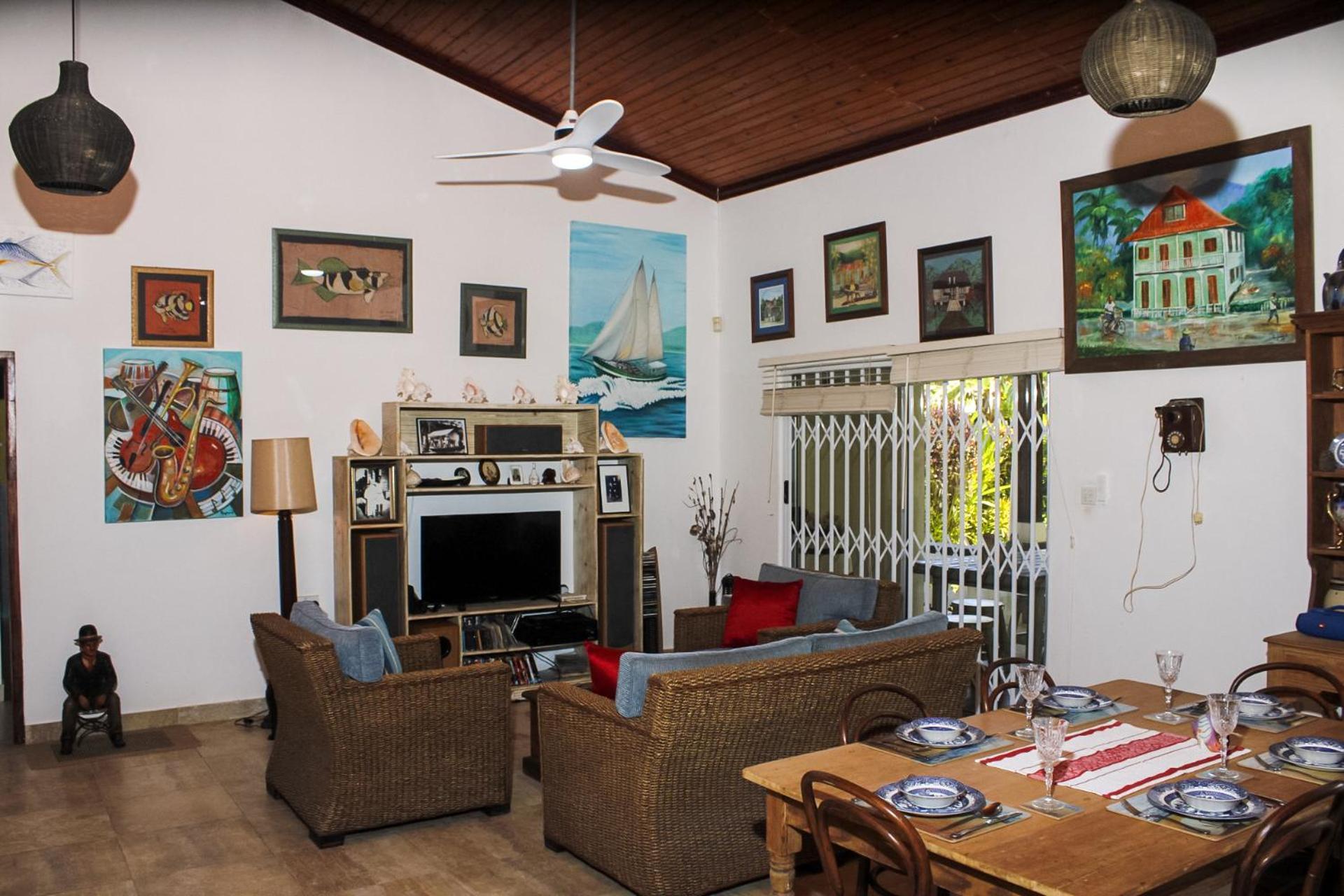 Nid'Aigle Lodge Baie Sainte Anne Kültér fotó